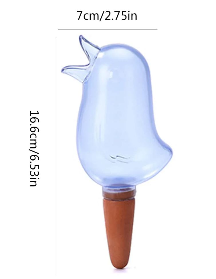 Blue Bird Self-Watering Ceramic and plastic spike