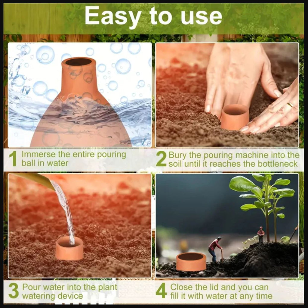 Olla (400ml) terracotta buried watering system